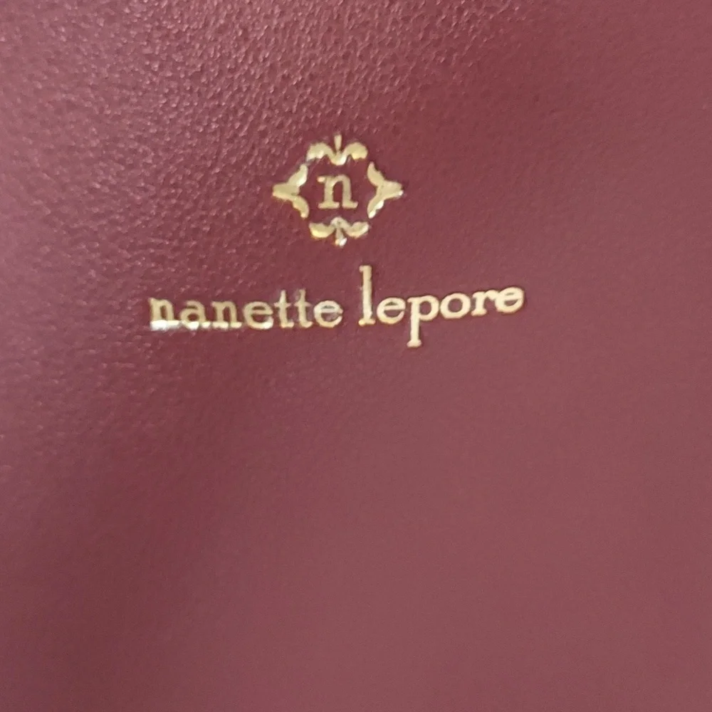 Nanette lepore burgundy purse - Picture 6 of 6